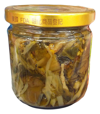 Kweichow - Mustard Bamboo Shoot with Chili in Oil, 7.4 Ounces, (1 Jar)