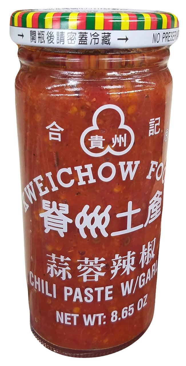 Kweichow - Chili Paste with Garlic, 8.6 Ounces, (1 Jar) - Mighty Depot