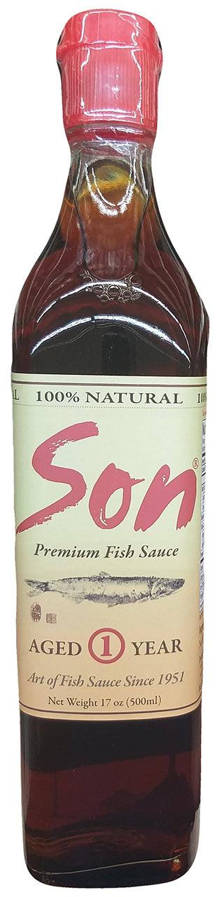 Son - Premium Fish Sauce, 1.06 Pounds, (1 Bottle) - Mighty Depot