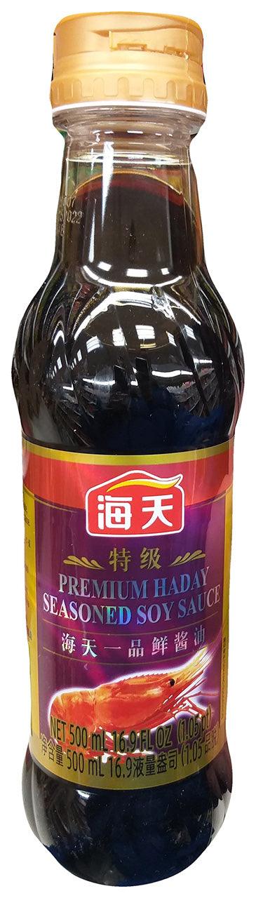 Haday - Seasoned Soy Sauce, 1 Pound, (1 Bottle) - Mighty Depot