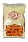 Swad - Yellow Corn Flour, 2 Pounds, (1 Bag)