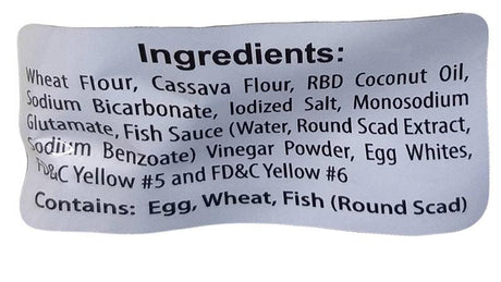 Golden - Fish Cracker (Salt and Vinegar), 7.05 Ounces, (1 Bag) - Mighty Depot