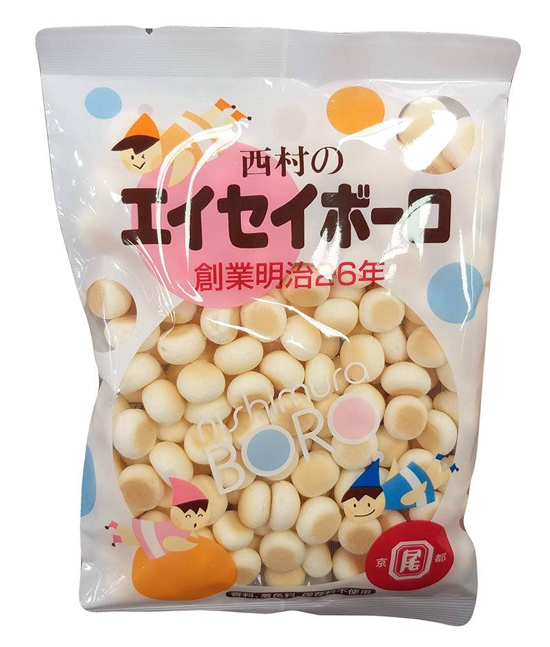 Nishiruma - Baked Japanese Biscuits, 3.1 Ounces, (1 Bag)