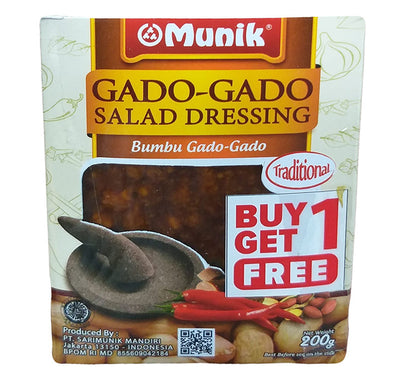 Munik - Gado Gado Salad Dressing/Pecel Vegetables Dressing, 7.05 Ounces, (1 Pack of 2)