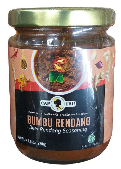 Cap Ibu - Bumbu Rendang, 7.8 Ounces, (1 Jar)