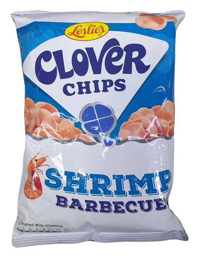 Leslie's - Clover Chips (Shrimp), 3.17 Ounces, (1 Bag)