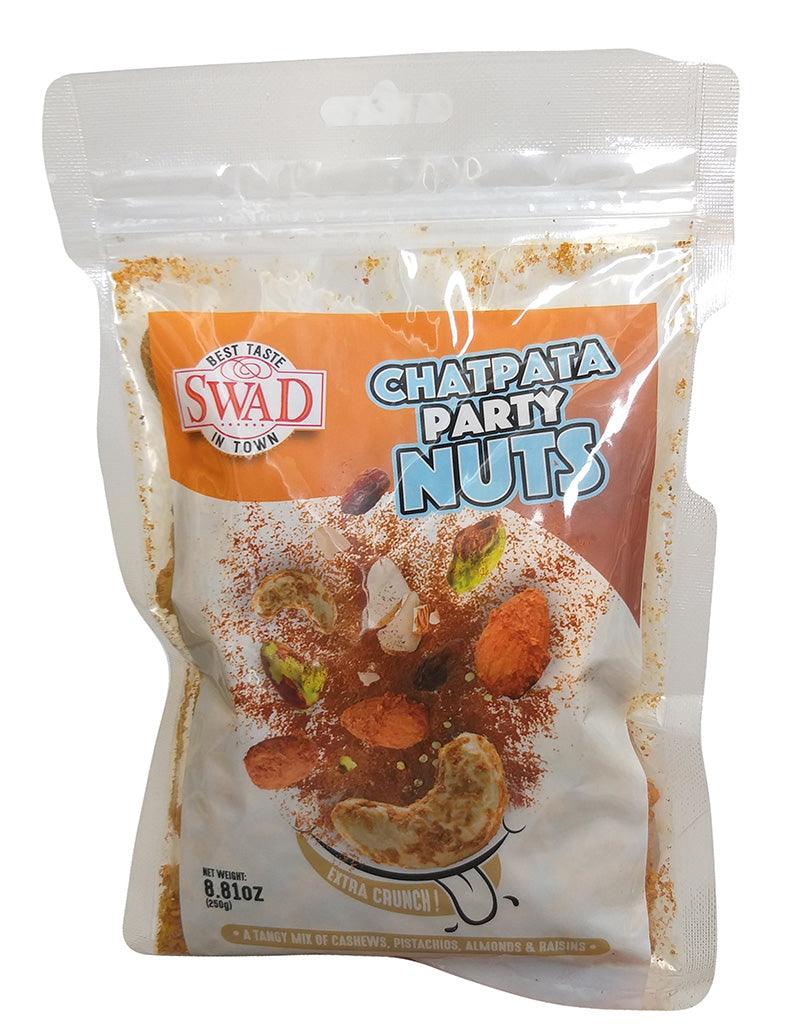 Swad - Chatpata Party Nuts, 8.81 Ounces, (1 Bag) - Mighty Depot