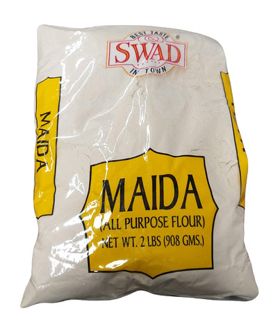 Swad - Maida All Purpose Flour, 2 Pounds, (1 Bag)