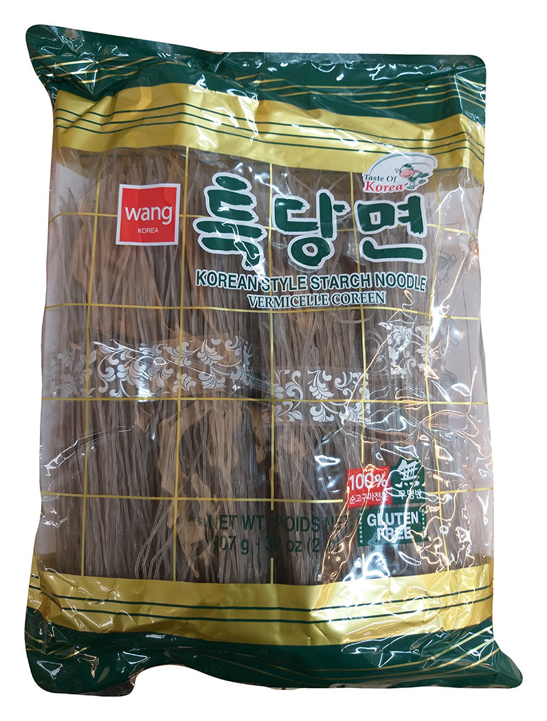 Wang Korea - Korea Style Starch Noodles, 2 Pounds, (1 Bag)