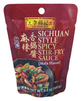 Lee Kum Kee - Sichuan Style Spicy Stir-fry Sauce (Mala), 3.5 Ounces, (1 Pouch) - Mighty Depot