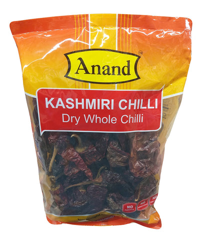 Anand - Kashmiri Dried Whole Chili, 7 Ounces, (1 Bag)