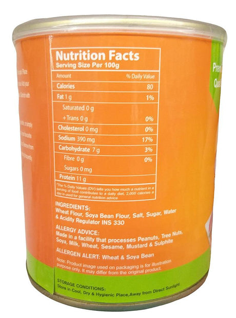 Maharaja - Veg. Soya Chaap, 1.86 Pounds, (1 Can) - Mighty Depot