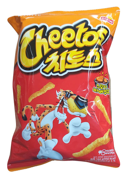 Lotte - Cheetos (Smokey BBQ), 5.78 Ounces, (1 Bag)