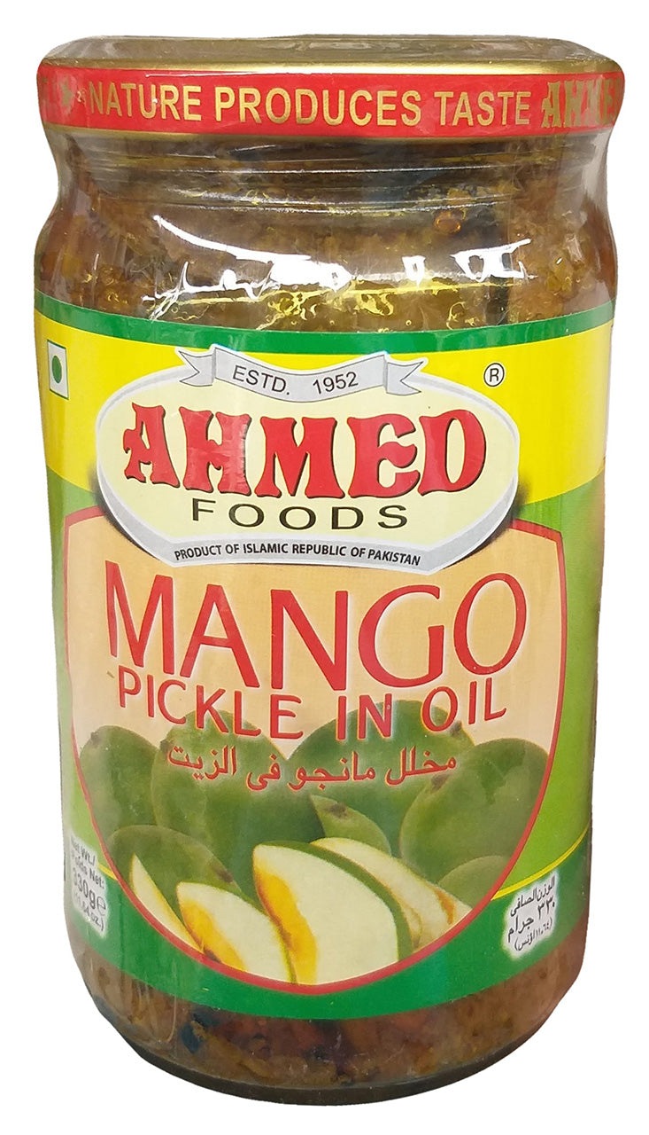 Ahmed Foods - Mango Pickle in Oil, 11.64 Ounces, (1 Jar)