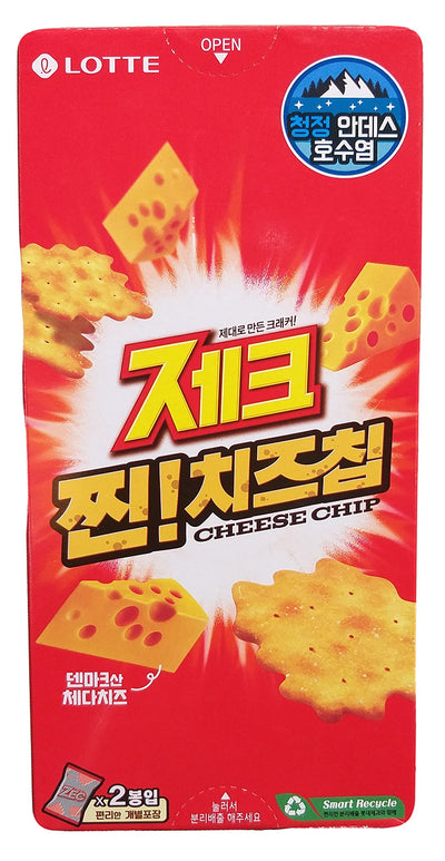 Lotte - Zec Cheese Chips, 1.9 Ounces, (1 Box)