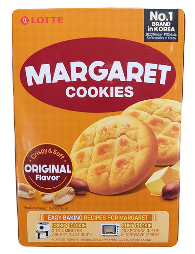 Lotte - Margaret Cookies (Original), 6.2 Ounces, (1 Box)