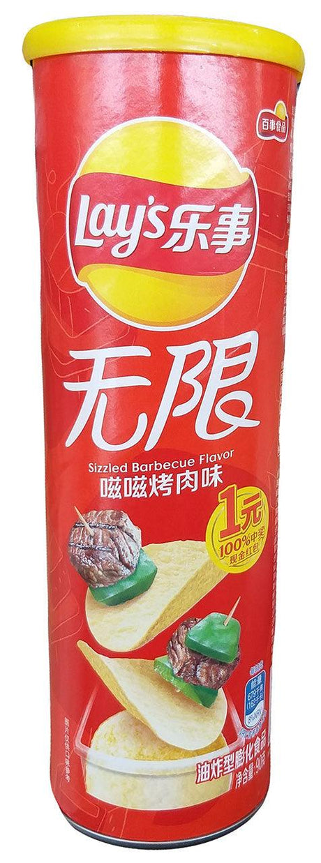 Lay's - Potato Chip (Sizzled Barbecue), 3.6 Ounces, (1 Pack) - Mighty Depot