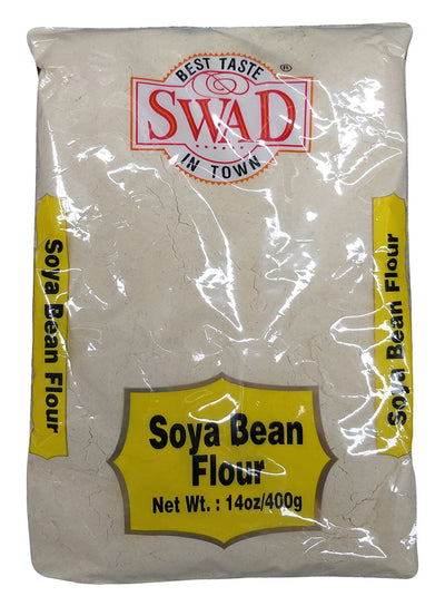 Swad - Soya Bean Flour, 14 Ounces, (1 Bag)