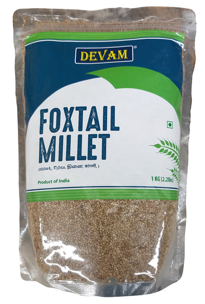 Devam - Foxtail Millet, 2.2 Pounds, (1 Bag)