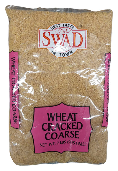 Swad - Wheat Cracked Coarse, 2 Pounds, (1 Bag)