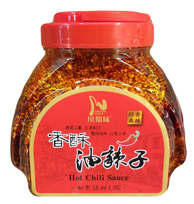 Szechuan Flavor - Hot Chili Sauce, 1.8 Pounds, (1 Jar)