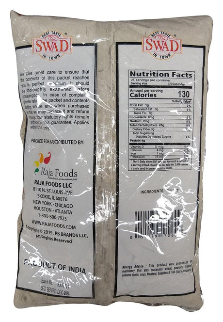 Swad - Bajri Flour, 2 Pounds, (1 Bag) - Mighty Depot