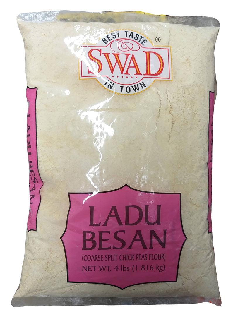 Swad - Ladu Besan, 4 Pounds, (1 Bag) - Mighty Depot
