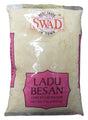 Swad - Ladu Besan, 4 Pounds, (1 Bag) - Mighty Depot