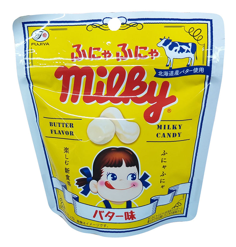 Fujiya - Milky Candy (Butter), 1.44 Ounces, (1 Bag)