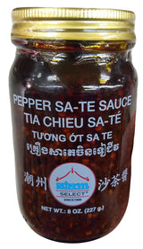 Siam Select - Pepper Sa-Te Sauce, 8 Ounces, (1 Jar) - Mighty Depot