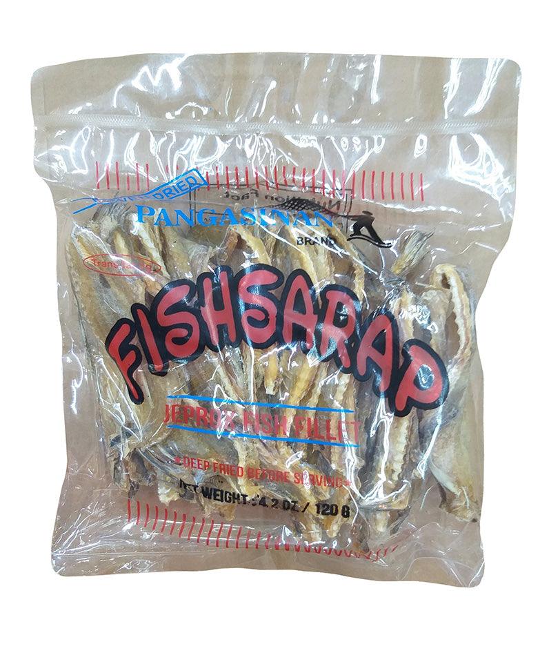 Pangasinan Brand - Fishsarap Dried Fish Fillet, 4.2 Ounces, (1 Bag)