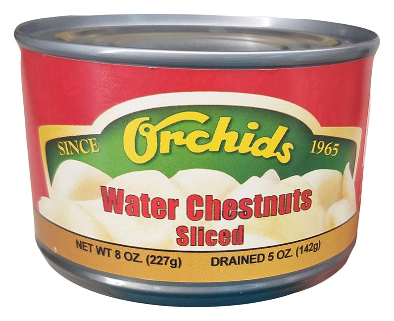 Orchids - Water Chestnut (Sliced), 8 Ounces, (1 Can)