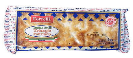 Forrelli - Italian Style Triangle Puff Pastry, 5.29 Ounces, (1 Pack) - Mighty Depot