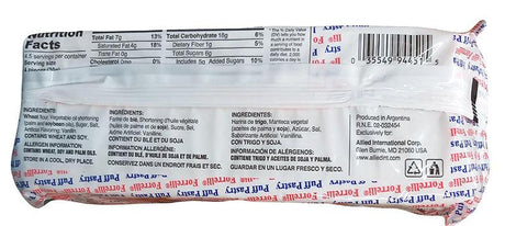 Forrelli - Italian Style Triangle Puff Pastry, 5.29 Ounces, (1 Pack) - Mighty Depot