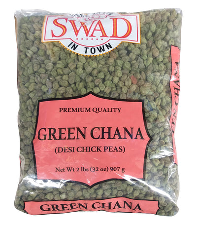 Swad - Green Chana, 2 Pounds (1 Bag)