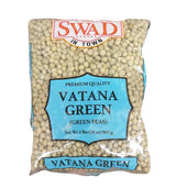 Swad - Vatana Green (Green Peas), 2 Pounds (1 Bag) - Mighty Depot