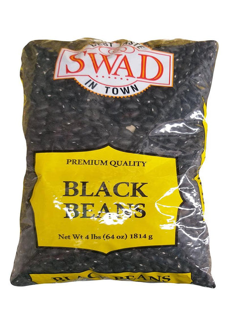 Swad - Black Beans, 4 Pounds (1 Bag) - Mighty Depot