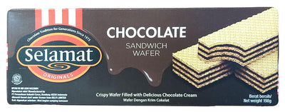 Selamat - Chocolate Sandwich Wafer, 6.98 Ounces (1 Box)