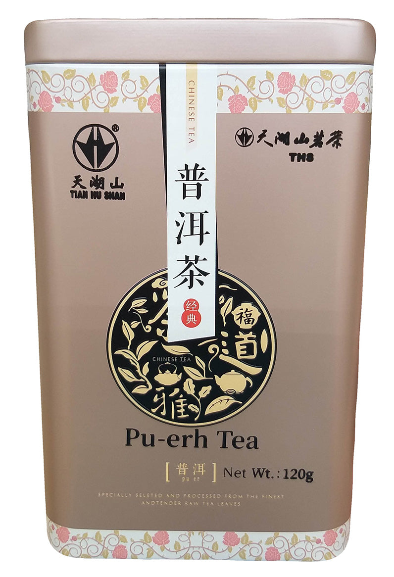 Tian Hu Shan - Pu-Erh Tea, 4.23 Ounces (1 Can)