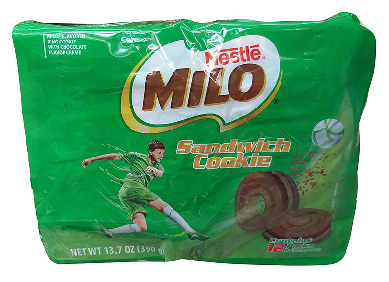 Nestle - Milo Sandwich Cookie, 13.7 Ounces (1 Pack)