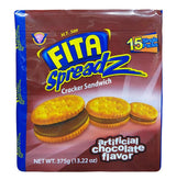 M.Y. San - Fita Spreadz Cracker Sandwich (Chocolate), 13.22 Ounces (1 Pack) - Mighty Depot