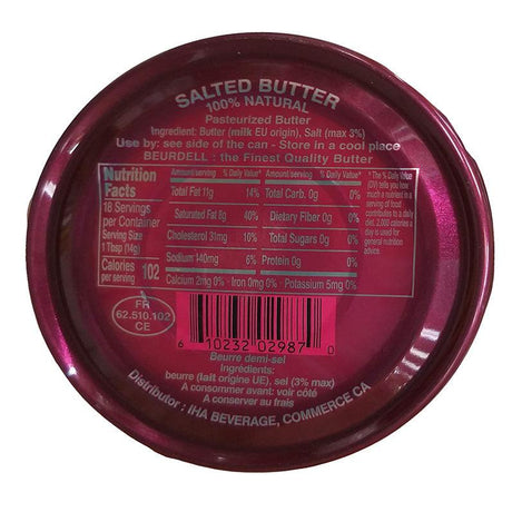 Fait En France - Beurdell Salted Butter, 8.8 Ounces (1 Can) - Mighty Depot