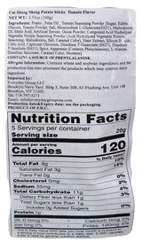 Cui Sheng Sheng - Potato Sticks (Tomato), 3.53 Ounces (1 Pouch) - Mighty Depot