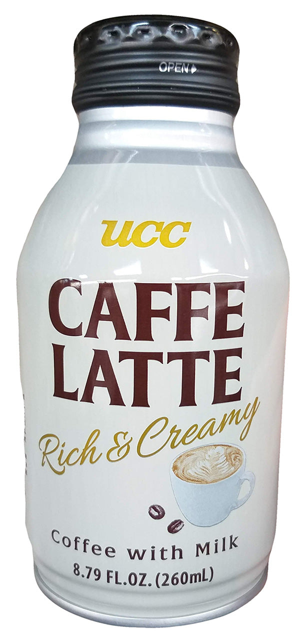 UCC - Caffe Latte Rich and Creamy, 8.79 Ounces (4 Cans) - Mighty Depot