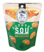 Sakusaku - Croissant Rusk with Layers (Garlic), 1.23 Ounces (1 Pouch) - Mighty Depot