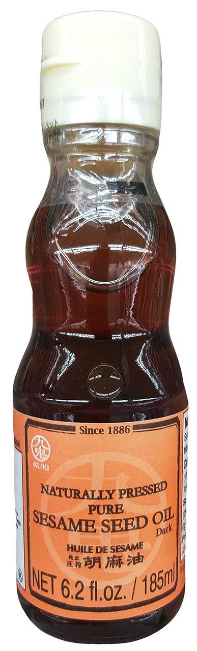 Kuki - Naturally Pressed Pure Sesame Seed Oil, 6.2 Ounces (1 Bottle) - Mighty Depot