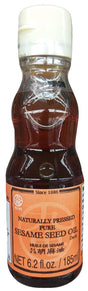 Kuki - Naturally Pressed Pure Sesame Seed Oil, 6.2 Ounces (1 Bottle) - Mighty Depot