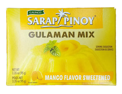 Galinco - Sarap Pinoy Gulaman Mix (Sweetened Mango), 3.35 Ounces (1 Box)