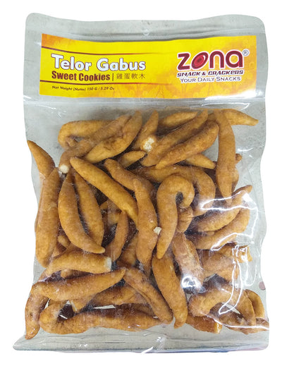 Zona - Telor Gabus Sweet Cookies, 5.29 Ounces (1 Bag)