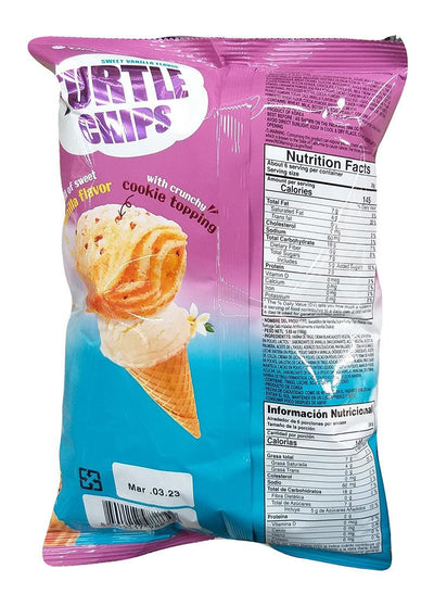 Orion - Turtle Chips Sweet Vanilla, 5.65 Ounces (1 Bag)